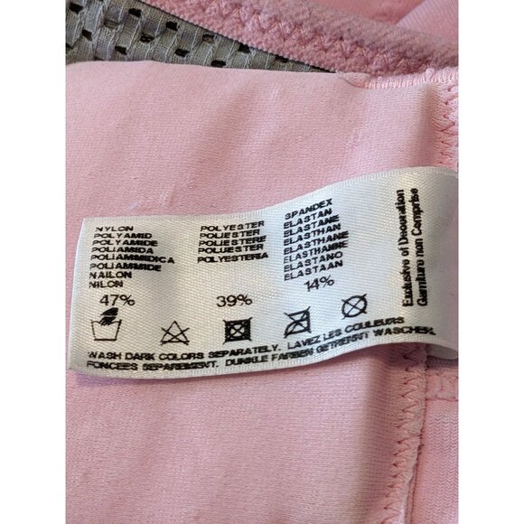 Pink and Gray Women's Sports Bra - Picture 10 of 10